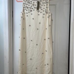 J.Crew Silk Shift Petal Dress